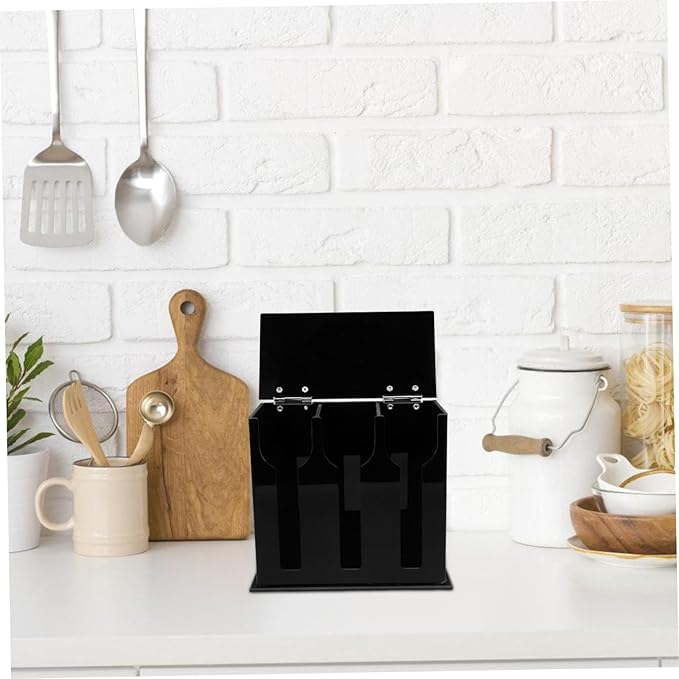 1pc Acrylic Utensil Holder Spoon Dispenser Kitchen Organizers and Storage for Cooking Utensils