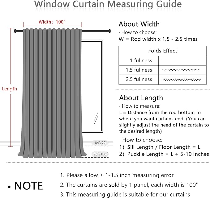 MYSKY HOME Floor to Ceiling Curtains 108 Inches White Sheer Window Drapes for Sliding Glass Door Back Tab Draperies Linen Look Boho Fabric, Soft Cotton Blend Light Filtering for Living Room, 1 Pcs