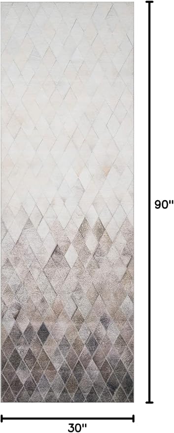 Loloi Maddox Collection MAD-04 Sand/Taupe 2'-6" x 7'-6" Runner Rug
