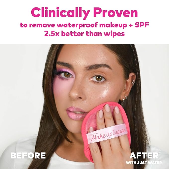 The Original MakeUp Eraser 7-Day Set, Erase All Makeup with Just Water, Including Waterproof Mascara, Eyeliner, Foundation, Lipstick, Sunscreen, and More! Pickleball, 7ct.