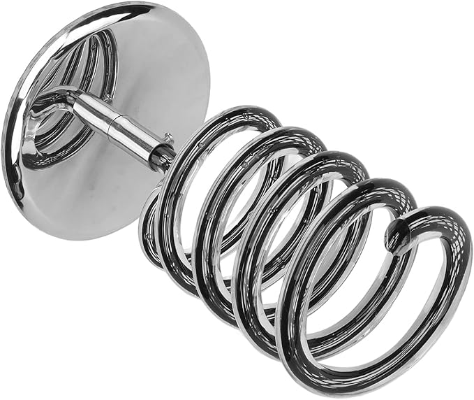 DAUERHAFT Spiral Hair Dryer Holder hair dryer holder Acrylic Spiral Blower Stand Protect Counter Top Heat Space Saving for Bathroom Hair Dryer Stands hair dryer holder Hair Dryer Stands