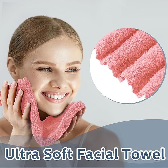 100 Pcs Washcloths Bulk Quick Drying Bathroom Wash Clothes 12 x 12 Inch Face Towels Microfiber Soft Hand Towel for Your Body Spa Fingertip(Multicolor)