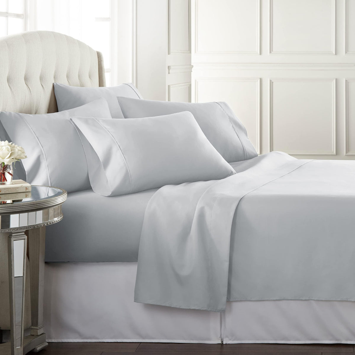 Danjor Linens Bed Sheet Set Queen Size for Hot Sleepers, Hotel - Image 1