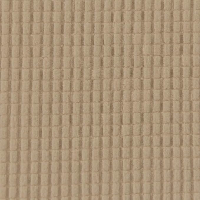 Easy-Going Stretch Oversized Sofa Slipcover 1-Piece Sofa Cover Furniture Protector Couch Soft with Elastic Bottom for Kids, Polyester Spandex Jacquard Fabric Small Checks Sand