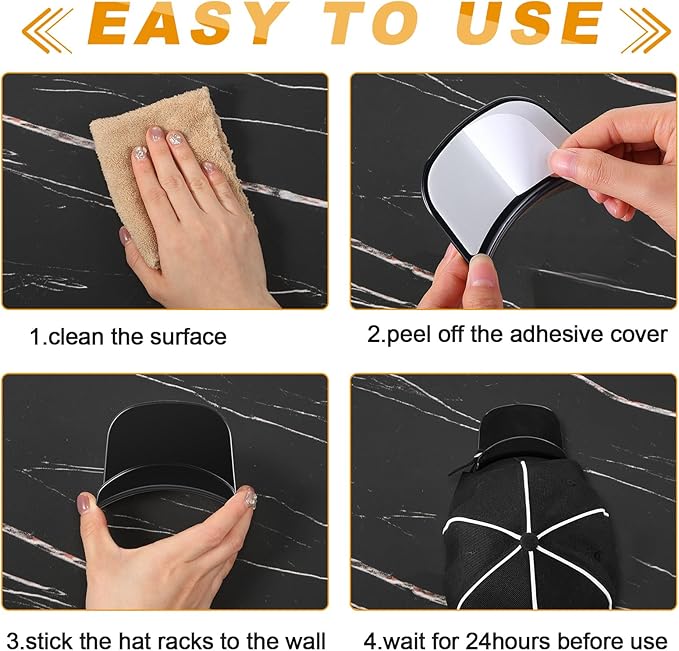30 Pcs Headphone Hanger Wall Holder Desk Adhesive Headphone Hook Mount Strong Universal Acrylic Holder Hooks for General Purpose Game Earphone(Black)