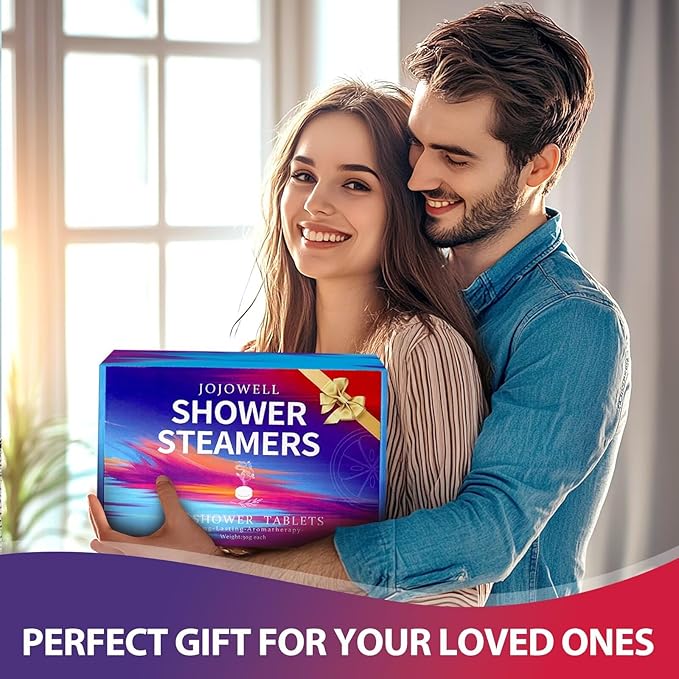Shower Steamers Aromatherapy - 12 Pack Birthday Gifts for Women Men, Mothers Day Gifts for Mom Wife, Easter Basket Essentials,Stress Relief Relaxation Self Care Gift for Women