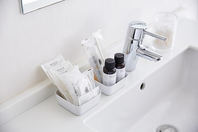 Yamazaki Home Tower Space Saving Vanity Tray - 3.5" X 3.5" - Steel