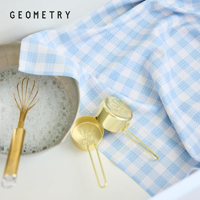 Tea Towels – Spring & Summer Collection – Quick-Dry, Ultra-Absorbent, Reusable Microfiber Kitchen Towels for Drying & Cleaning - Salt and Sky - 2 Pack