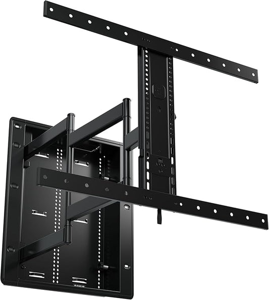 SANUS Recessed TV Wall Mount for 42"-85" Screens - Premium Full Motion TV Mount Tilts, Swivels & Extends for Optimal Views - Easy Install & Low Profile Design - VIWLF128-B2