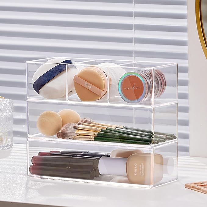 Acrylic Boxes Small Clear Box with Lid 12 Pieces Transparent Wedding Party Favor Candy Box Plastic Square Cube Storage Box Containers for Wedding Birthday Easter Party Favor