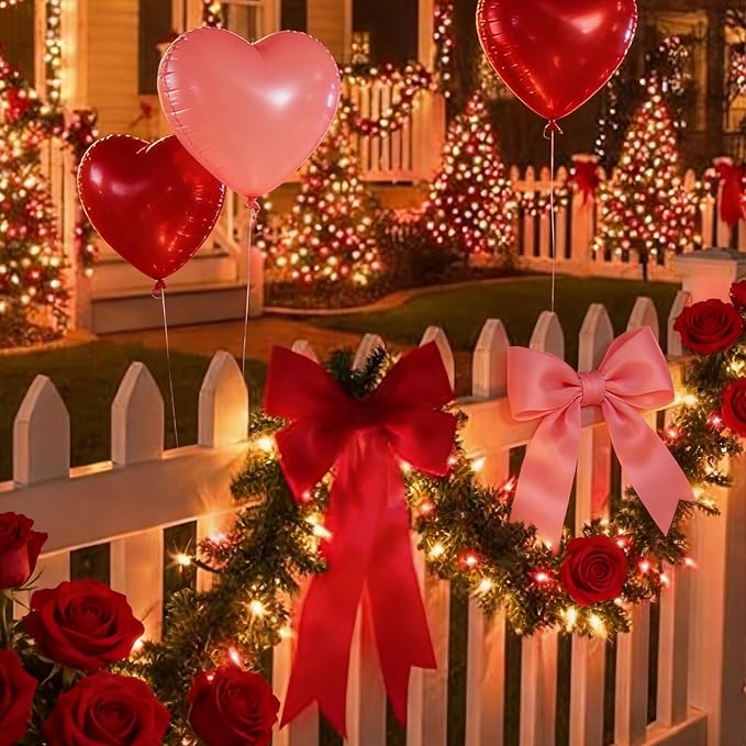 LAMPHOME Red Warm Valentine's String Lights Indoor Outdoor Waterproof,Expandable 21.6 Ft 100 LED Christmas Fairy Light Valentine's Day Garland Party Patio Bedroom Xmas Tree Galentine's Day Decoration