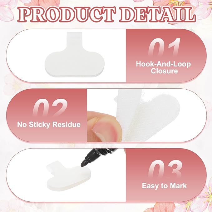 PATIKIL 2.4 x 1.5 Inch Cable Labels, 32 Pcs Electronic Cable Identification Tags Nylon Write on Wire Labels Oval Cord Tags Labeling for Electronics Management Organization, White