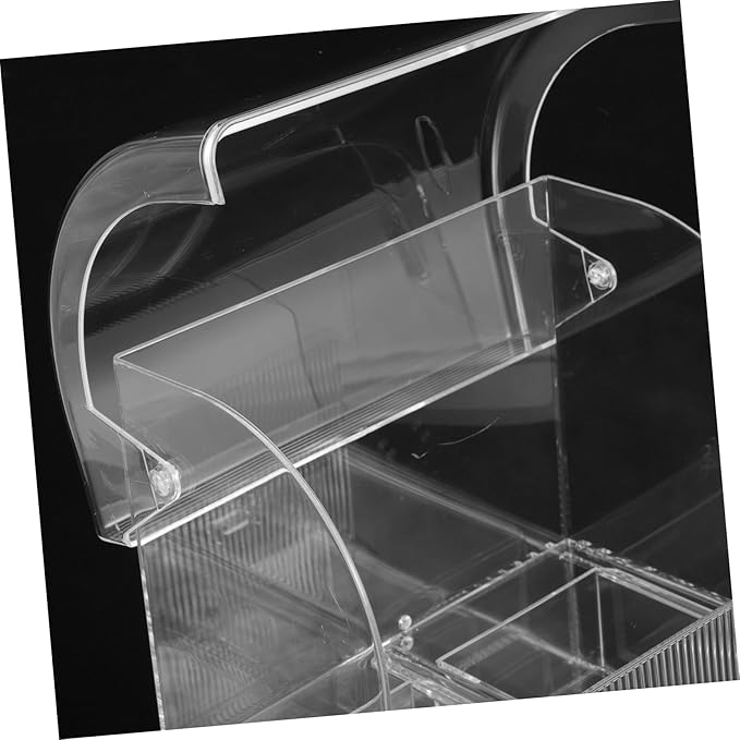 Acrylic Makeup Organizer Box Drawers Desk Organizer Cosmetic Storage Bins