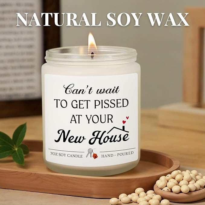 Funny House Warming Gifts New Home Gift Ideas Housewarming Gifts for Women Men Couple New Homeowner Must Haves First Apartment Essentials Closing Gift for Home Buyers Housewarming Candle