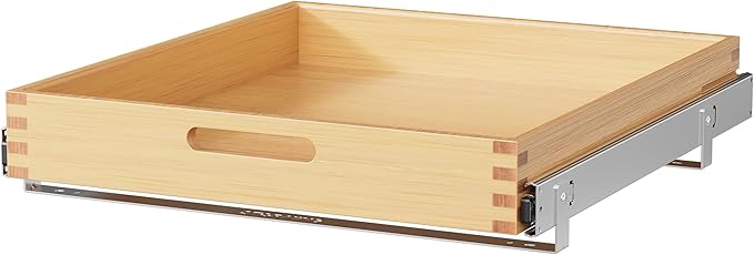 Pull Out Drawers for Cabinets 21"W x 21"D, Heavy-Duty Slide Out Wood Drawer Shelf, Pull Out Cabinet Organizer 100 lbs Capacity, Base Cabinet Organization for Kitchen, Pantry