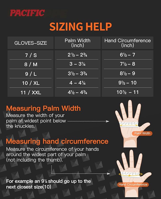 PACIFIC PPE 8 Mil Heavy-Duty Strength Nitrile Gloves, Chemical Resistant, Diamond Texture Industrial Disposable Gloves, Orange, 100PCs, XX-Large