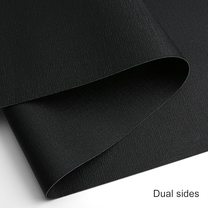 Table Runner 55 Inches - Faux Leather Waterproof Farmhouse Table Runner