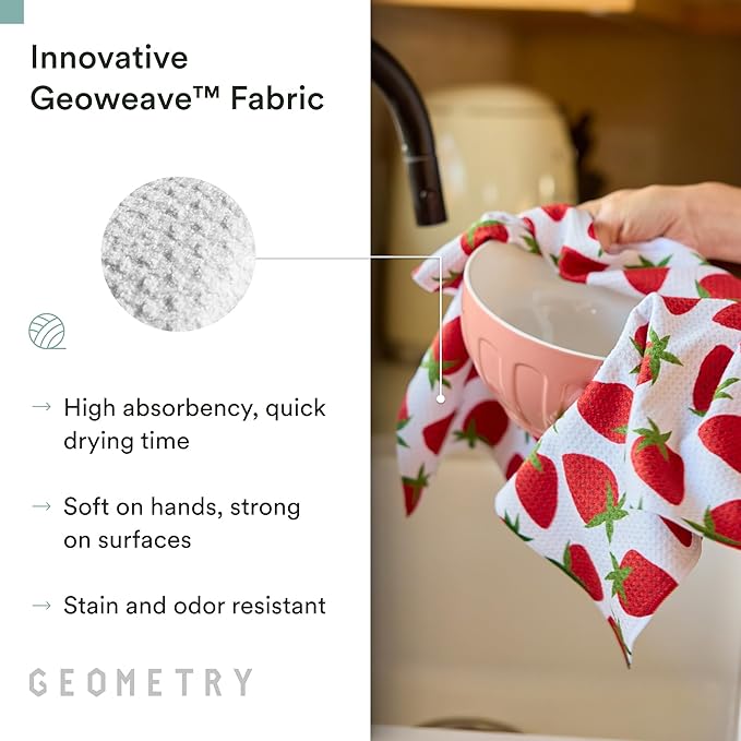 Spring Kitchen Towels - Quick Dry Microfiber Cloth Spring & Summer Dish Towels for Kitchen Drying - Premium Quick Dry Towel - Paradise Blooming, 18" x 30" - 1-Pack
