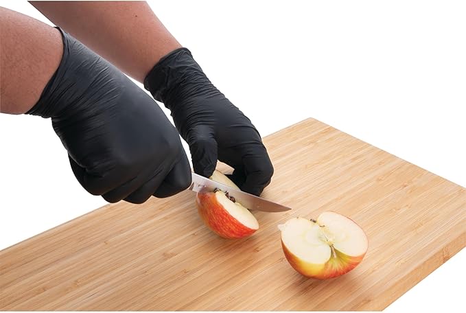 Performance Tool W89011 Medium Black Nitrile Gloves Medium