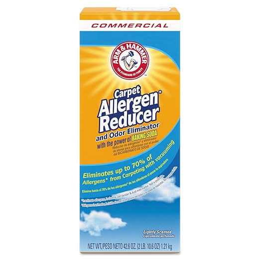 Arm & Hammer CDC 84113 42.6 oz Carpet And Room Allergen Reducer And Odor Eliminator Powder, Shaker Box
