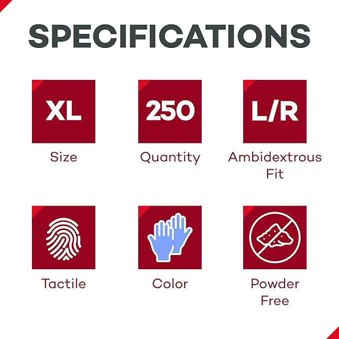 Nitrile Medical Grade Exam Gloves