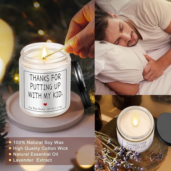 Teacher Appreciation Gifts Thank You Teacher Gifts for Women & Men Candles Present for Retired Teachers Idea for Graduation,Back to School