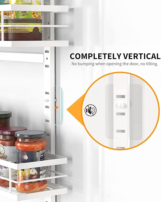 9-Tier Over Door Pantry Organizer - Drill-Free Storage for Small Kitchens