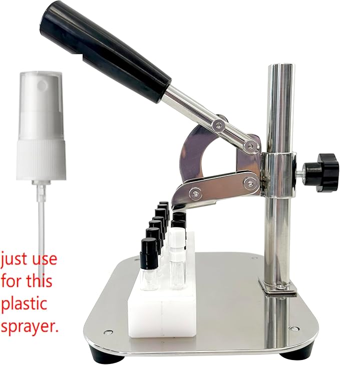 Manual 2ML 5ML 10ML small perfume capping machine,perfume sample capper,travel sample liquid bottle capper for diameter 10mm or 11mm glass bottle