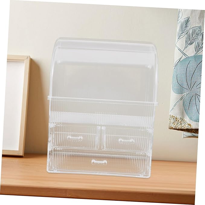 Acrylic Makeup Organizer Box Drawers Desk Organizer Cosmetic Storage Bins