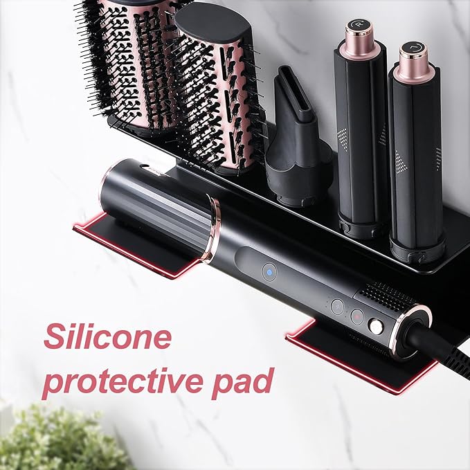 for Shark Flexstyle Wall Mount Stand Holder, Shark Flex Style Hair Blow Dryer Storage Rack, Accessory Attachments Organizer, with Cord Hanger Hook