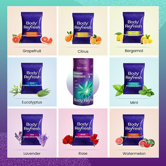 Shower Steamers Aromatherapy 8 Pack - Birthday Gifts for Women Men, Easter Gifts for Women, Mothers Day Gifts for Mom Wife Grandma Daughter,Shower Bombs for Self Care Home Spa Relaxation