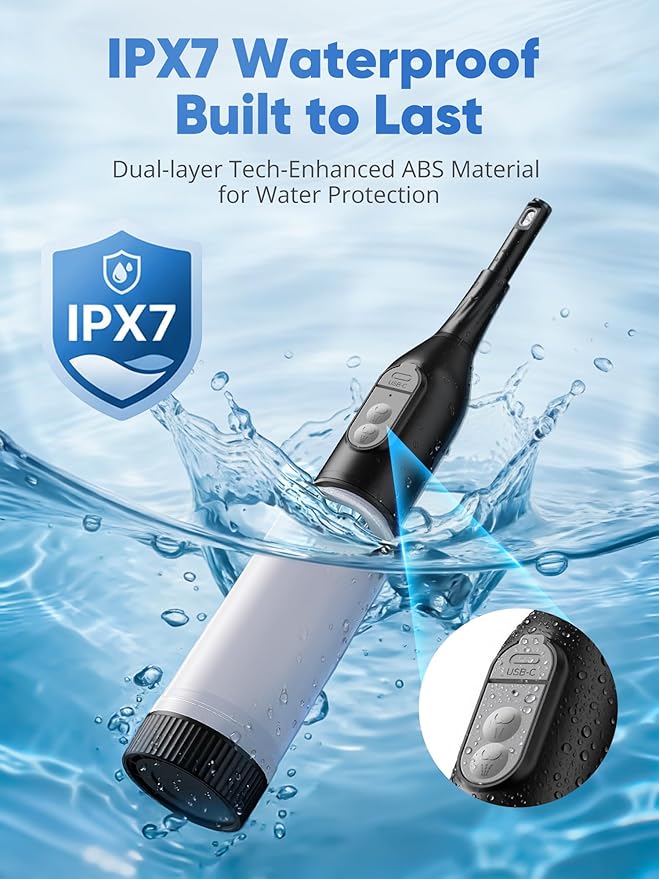 Portable Bidet for Travel – Electric Peri Bottle with Dual Spray Modes, 360° Nozzle, Water Bottle Adapter, USB Rechargeable, Waterproof, Travel Bidet for Postpartum & Personal Hygiene