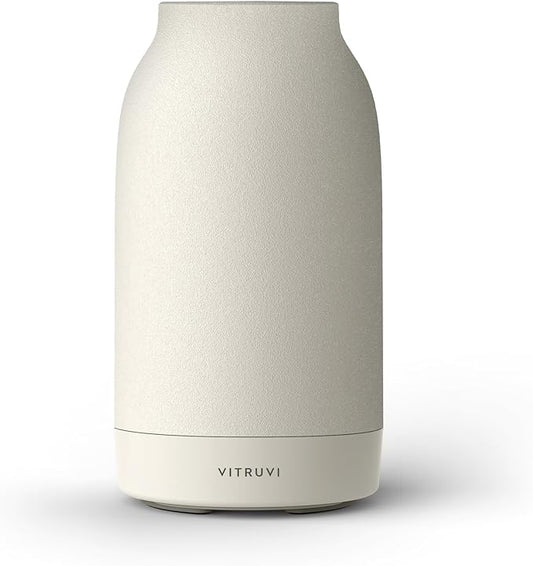 Vitruvi Air Cordless Diffuser – Portable Ultrasonic Aroma Diffuser, Waterless Cold-Air Technology, Up to 18-Hour Runtime, Whole-Room Scent Coverage, Sleek Minimalist Design