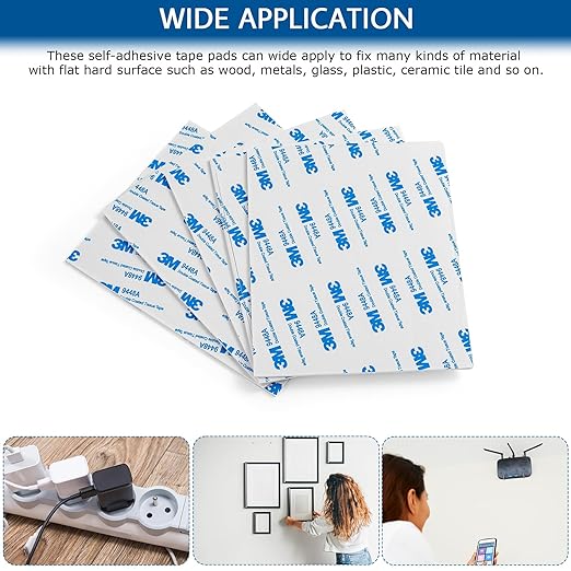 300Pcs Double Sided Foam Tape, Square Super-Sticky 3m Double Sided Adhesive Pads for Crafts, Self-Adhesive Double Sided Mounting Tape for House Wall Decor - Double Sided Sticky Tape, 27 x 27 x 2mm