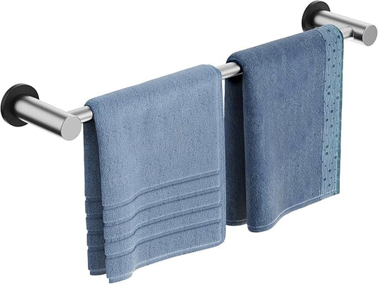 ULIBERMAGNET Magnetic Towel Holder,1 Set Magnetic Towel Rail Silver with Adjustable Length, Non-Slip Stainless Steel Towel Rail for Refrigerator, Oven, Dishwasher, Cabinet, Laundry