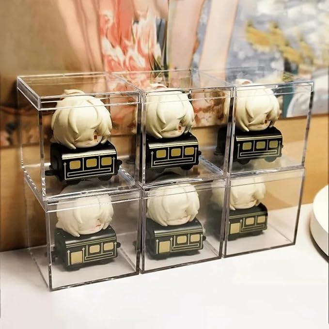 Acrylic Box Small Clear Boxes with Lids Plastic Square Cube Home & Office Storage Containers Wedding Party Favor Gift Wrap Boxes