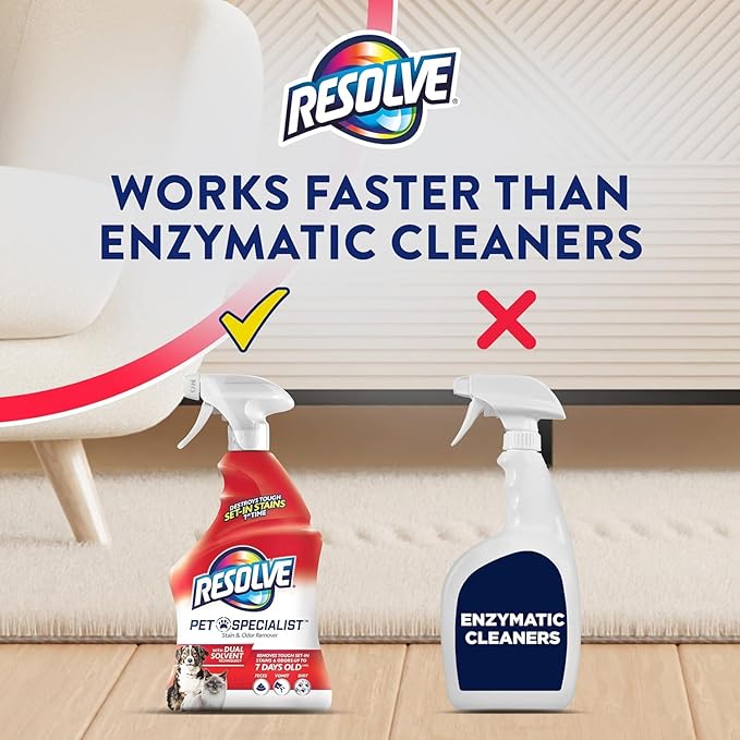 Resolve® Upholstery & Multi-Fabric Spot & Stain Remover 22 oz. + Stain & Odor Remover 22 oz