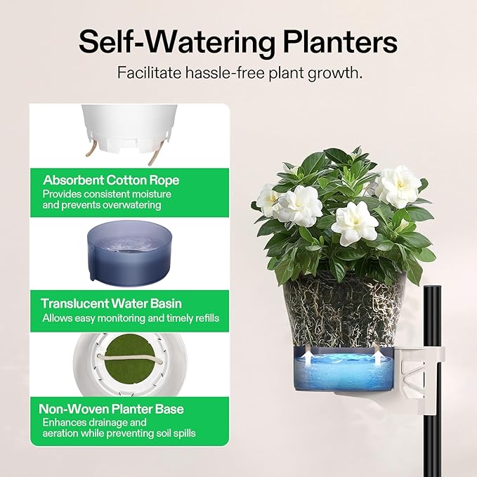 Metal Plant Stand and 70oz Pump Sprayer, Portable Water Spray Bottle for Spraying Plants, Flowers, Weeds and Cleaning, Hand Pump with Side Filling Port