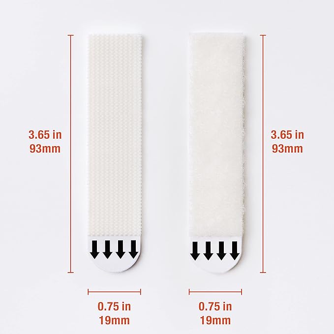 180-Pairs(360 Strips) Large Picture Hanging Strips Heavy Duty, Removable Hook and Loop Tape Picture Hanger Damage Free, Waterproof Adhesive Strips for Frame Hanging, Heavy Duty
