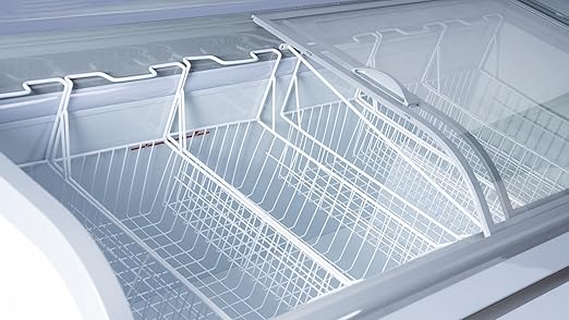 KoolMore 78 Inch Manual Defrost Island Chest Freezer with 19 cu. ft. Capacity in White, ETL Listed (KM-ISCF-78MD)
