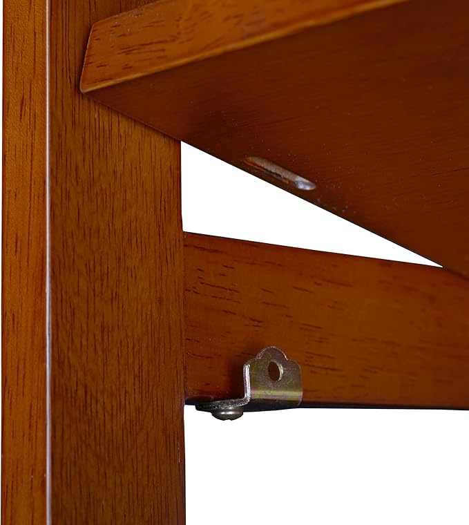 Niche Flip Flop Square Folding Bookcase, 67-inch, Cherry