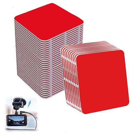 Double Sided Adhesive Pads, Heavy Duty Double Sided Tape 2" x 2" 40 Pcs, Sticky Pads Strong Adhesive for Crafts, Photos, Home & Office Use