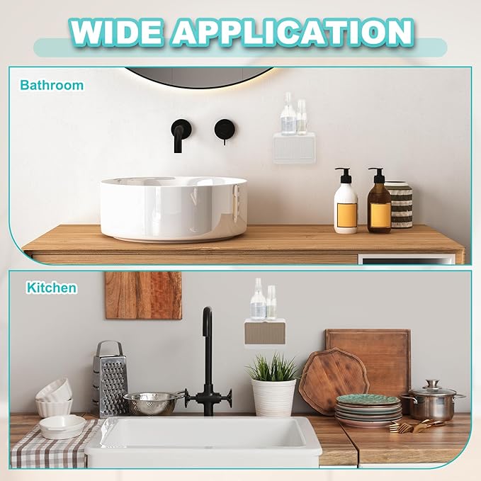 uxcell 2 Pack Dust-Proof Soap Holder, Wall Mounted Soap Dish for Shower Wall No-Drill Adhesive Shower Bar Soap Holder for Bathroom(White, 6.3 x 4.33 Inches)