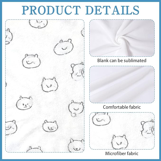 80 Pack Hand Towels Bulk 16 x 27 Inch Facial Bleach Proof Towels for Gym, Spa, Kitchen, Hotel (White)