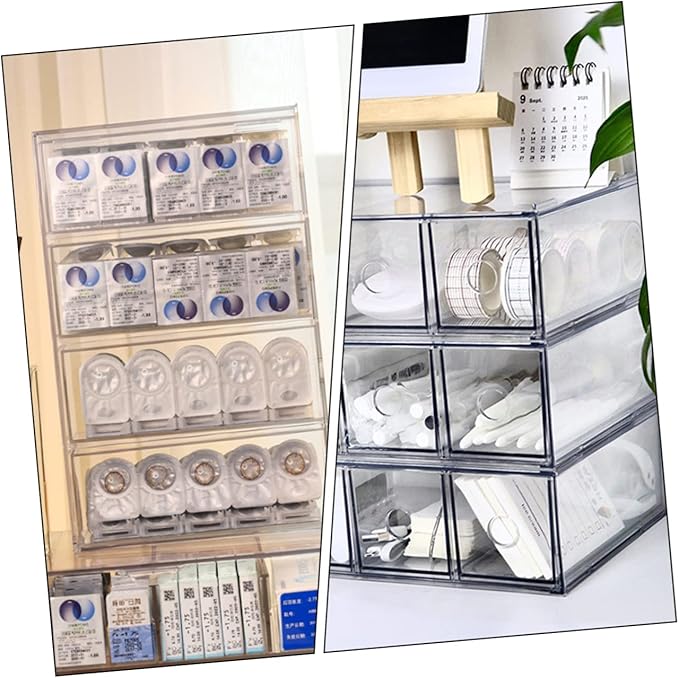 Acrylic Makeup Storage Case Jewelery Box Multipurpose Transparent Organize Your Cosmetics Easily