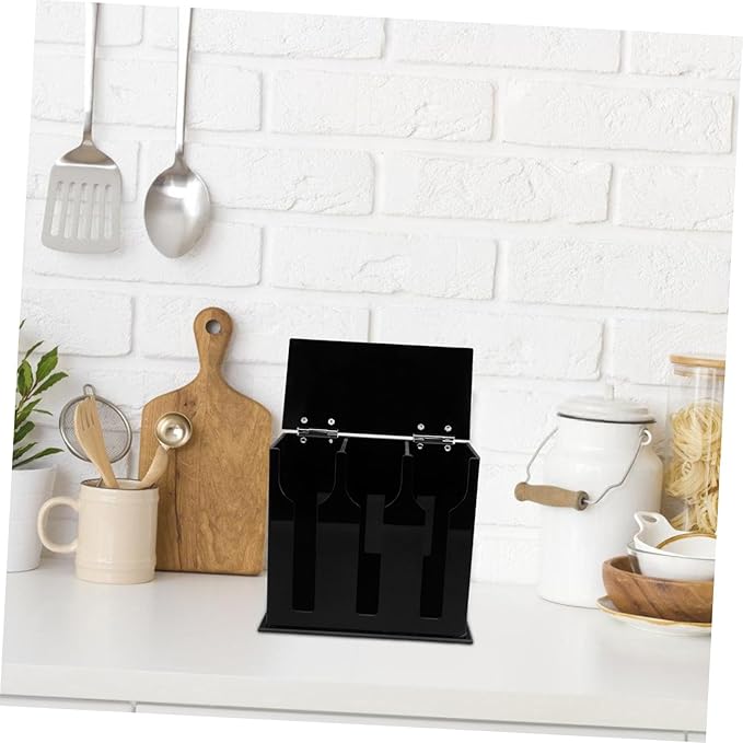 PRETYZOOM 4pcs Kitchen Spoon Dispenser Compartment Utensil Holder for Easy Sorting Scratch-resistant Acrylic Compact Design for Kitchen Countertop Restaurant Use Convenient Silverware