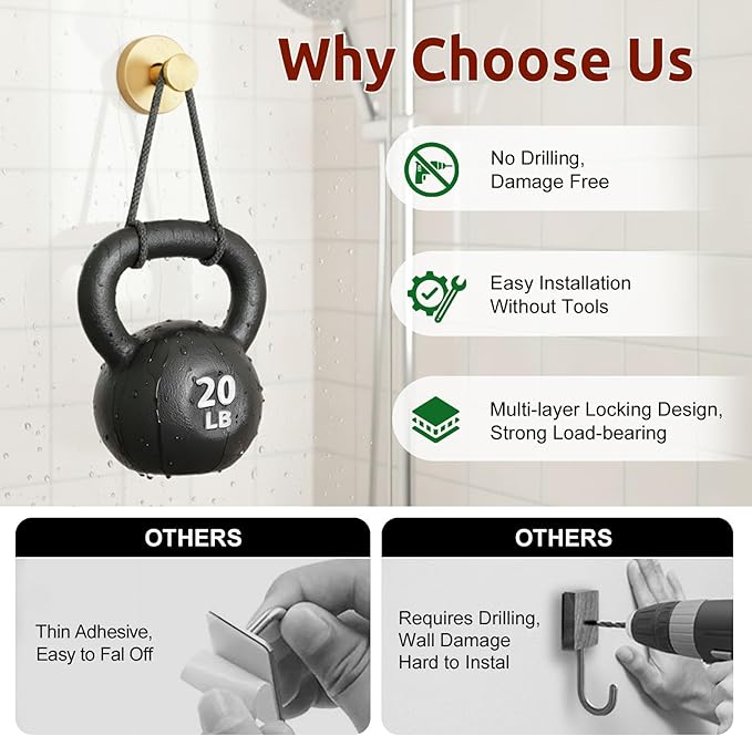4 Packs Suction Cup Hooks for Shower, Heavy-Duty Wreath Hangers for Front Door, No Drill Glass Door Wreath Hanger Hook No Damage for Walls Bathroom Kitchen Window Mirror Tiles Towel Coat Robe Loofah