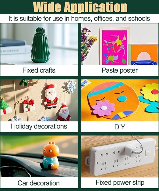 0.8 "&1.18" Glue Clear Dots Double Sided Removable, Poster Sticky Tack for Walls No Damage, Mounting Putty for Hanging Pictures, Dashboard Accessories, Home Crafts, 120 Pcs