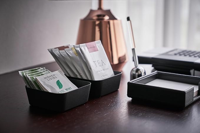 Yamazaki Home Tower Space Saving Vanity Tray - 3.5" X 3.5" - Steel