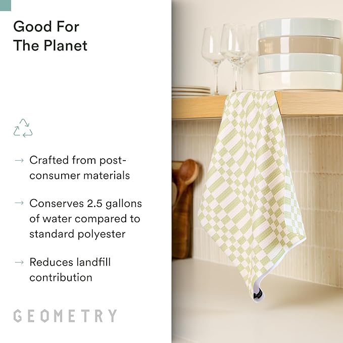 Tea Towels – Spring & Summer Collection – Quick-Dry, Ultra-Absorbent, Reusable Microfiber Kitchen Towels for Drying & Cleaning - Meadowlight - 3 Pack